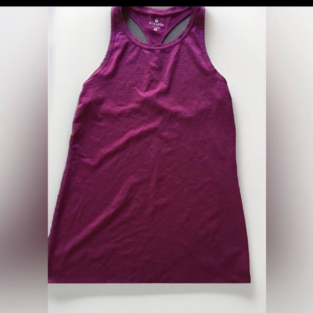 Athleta Vibrant Plum Razorback Tank Top Women’s Size XS